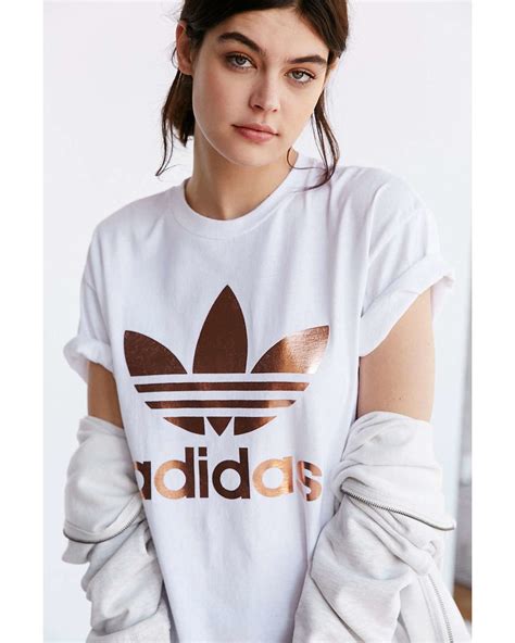 adidas original logo tee womens